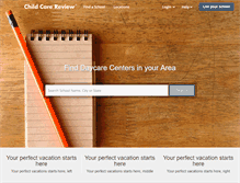 Tablet Screenshot of childcarereview.com